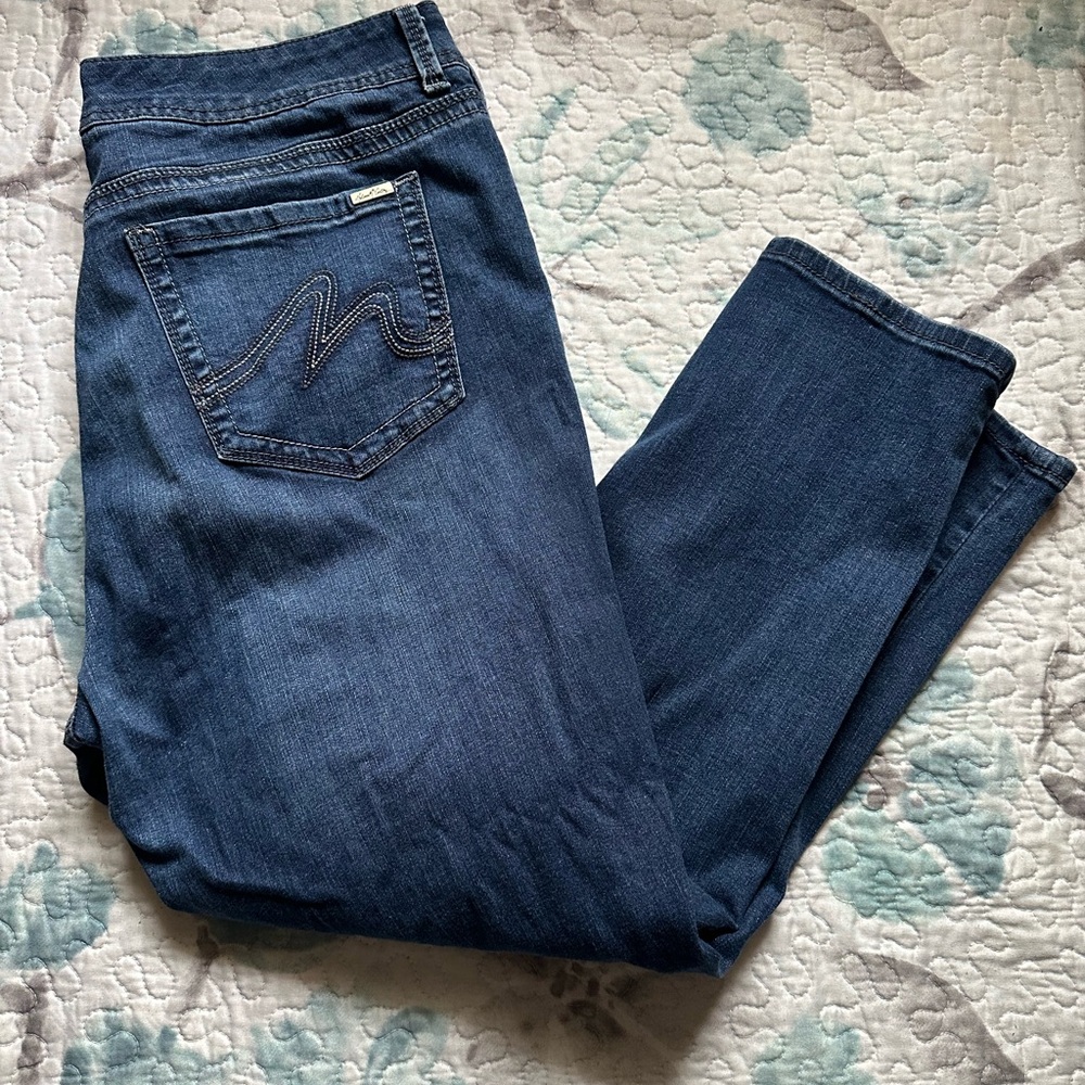 Melissa McCarthy jeans 18W EUC Slimming Silhouette System some stretch